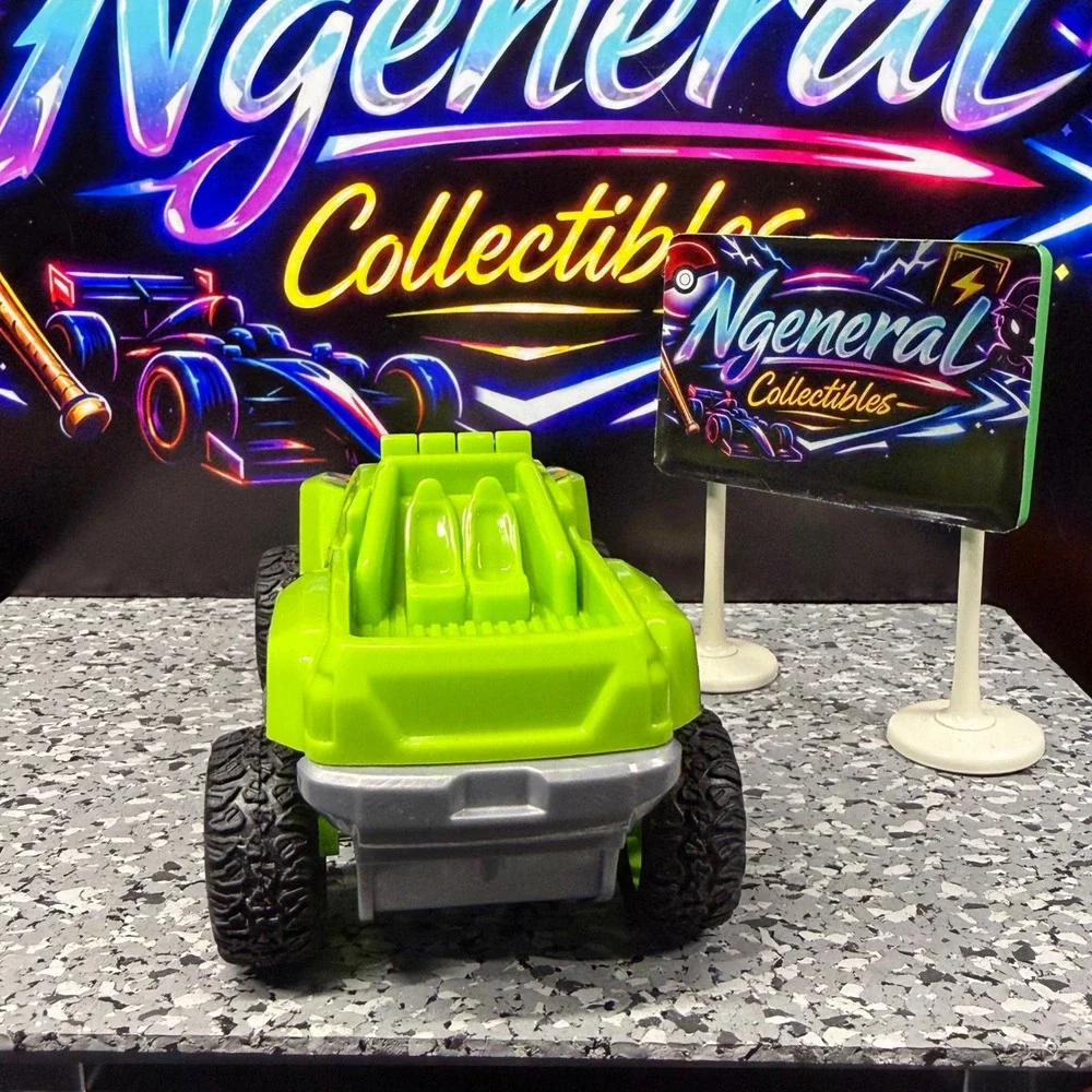 Hot Wheels Mattel Lime Green Monster Truck Off-Road Toy Vehicle 1844HX01